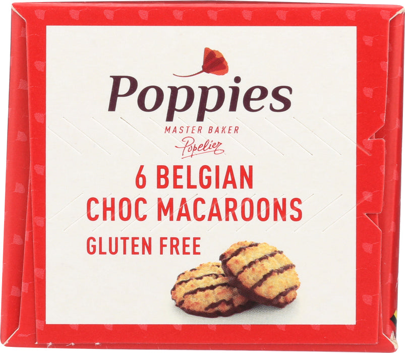 POPPIES: Chocolate Drizzled Gluten-Free Macaroons, 7.8 Oz