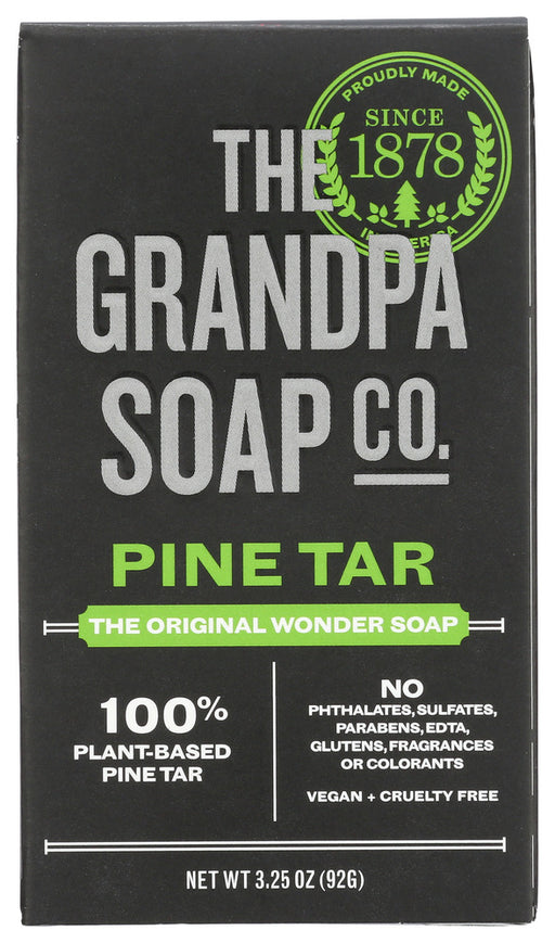 Description
Excellent for bathing, showering, shaving and shampooing. Many loyal users have been telling us for generations how &ldquo;wonder&rdquo;ful it cleans, moisturizes and deodorizes. Our customers have described pine tar as being helpful with various skin irritations. No added colors or fragrances. Vegetable based.
&ldquo;Soap from a simpler time.&rdquo;