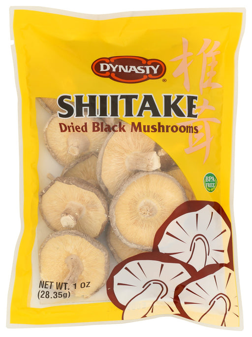 DYNASTY: Dried Black Mushrooms Shiitake, 1 oz