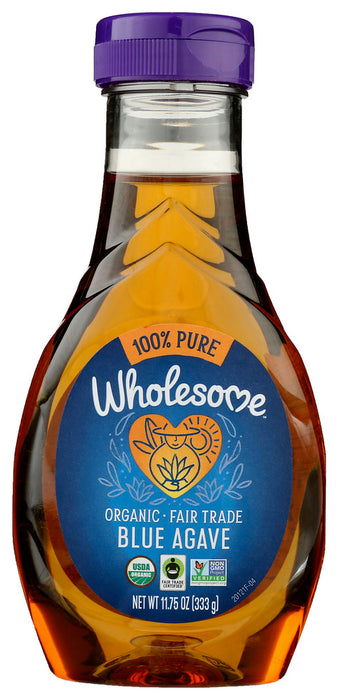 WHOLESOME SWEETENERS: Organic Blue Agave, 11.75 oz