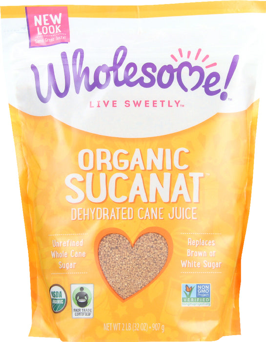 WHOLESOME: Sucanat Organic FTC, 32 oz