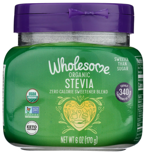 At Wholesome we are committed to building stronger, caring communities and that means putting extra care into everything we do. When we want or need to reduce sugar, Wholesome Organic Stevia Sweetener Blend is a choice you can feel good about. We blend our Organic Stevia with Organic Erythritol for a smooth, versatile sweetness.