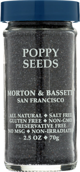 MORTON & BASSETT: Poppy Seeds, 2.5 oz