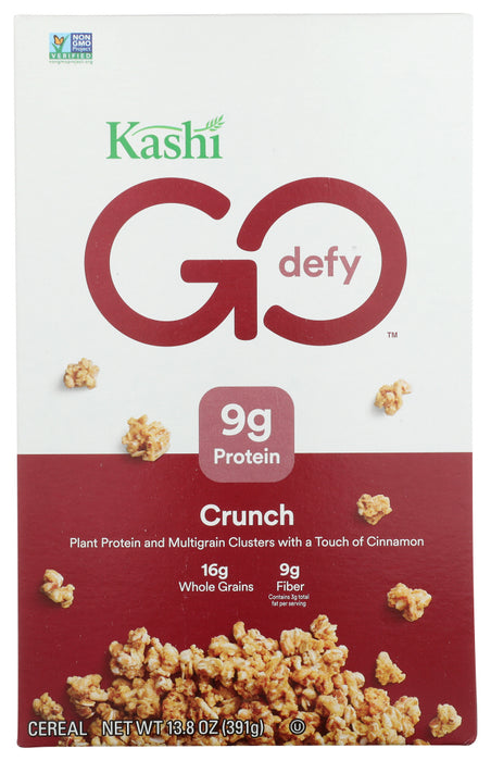 16 g of whole grain per serving; Excellent source of fiber; Good source of protein; Low sodium; Low fat; Vegetarian; Kosher Pareve; Non-GMO Project . A satisfying start to any morning, Kashi Breakfast Cereals are wholesome, healthy, and made with delicious plant-based ingredients