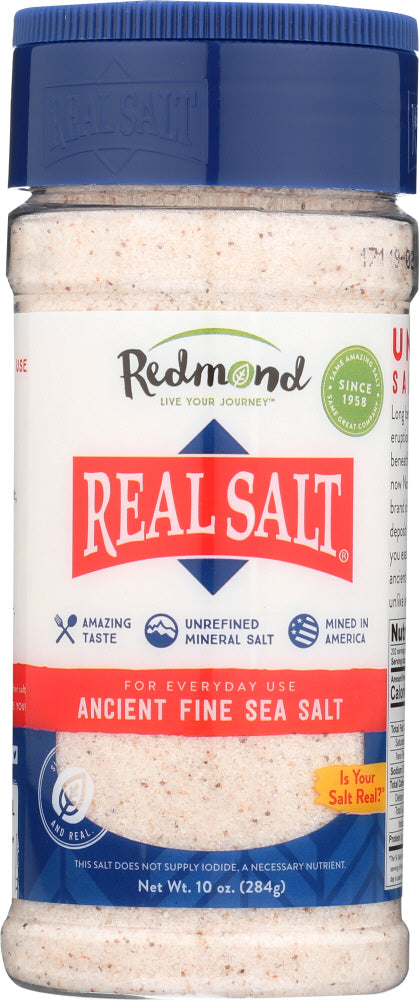 Description
Real Salt is real, authentic salt. Unrefined, full of flavor and naturally-occurring minerals, Real Salt is salt exactly as nature made it.