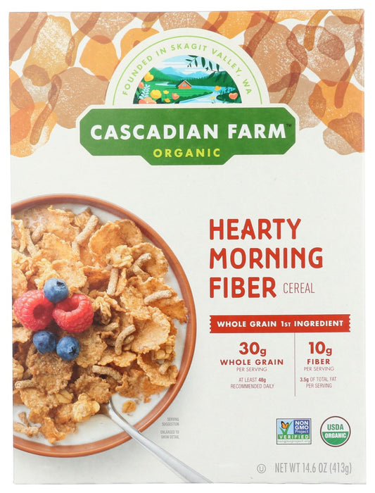 Organic whole wheat flakes, granola clusters and crunchy strands of bran&mdash;what a crisp way to greet the day!