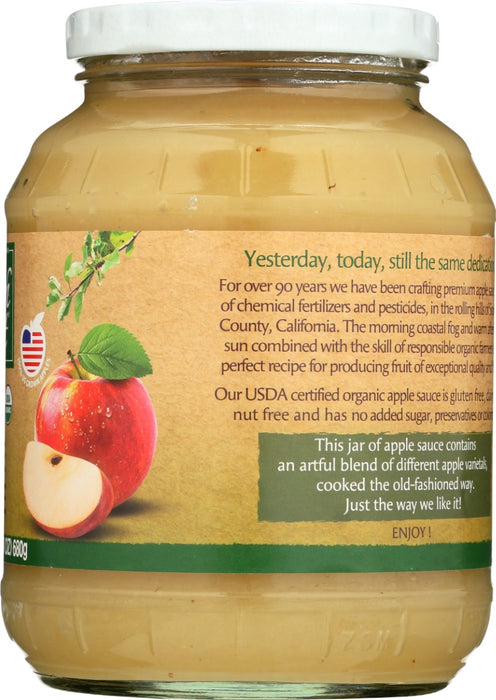 NORTH COAST: Organic Applesauce, 24 oz