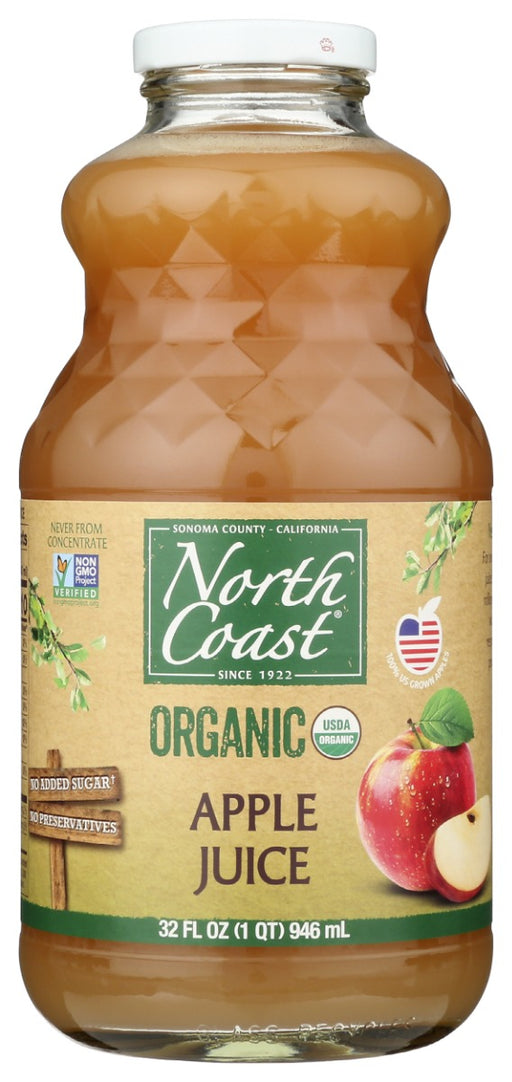 NORTH COAST: Juice Apple Organic, 32 oz