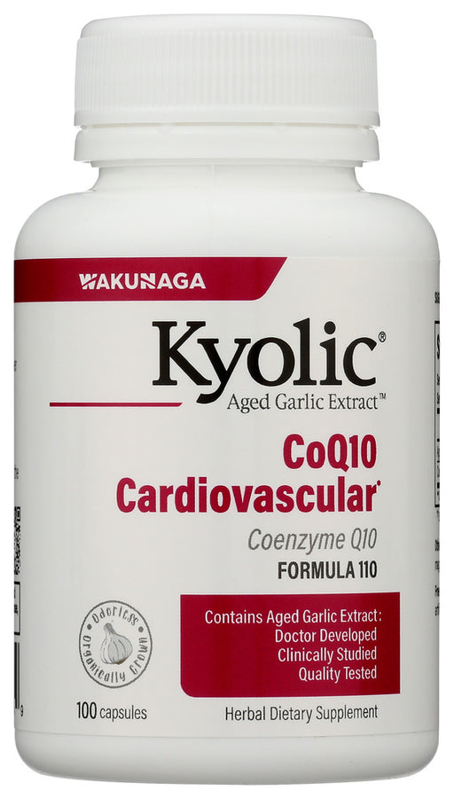 KYOLIC: Aged Garlic Extract CoQ10 Formula 110, 100 Capsules