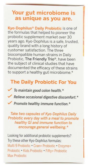 KYOLIC: Kyo-Dophilus Digestion And Immune Health Restore Balance Protect, 90 Capsules