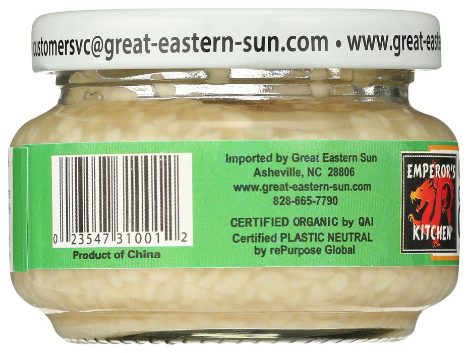 EMPERORS KITCHEN: Organic Chopped Garlic, 4.5 oz