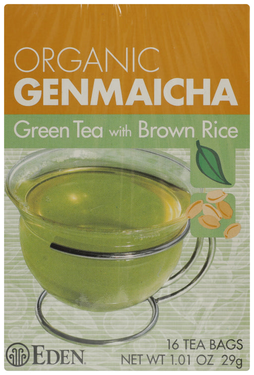 EDEN FOODS: Tea Genmaicha Green Org, 16 bg