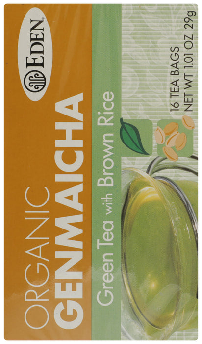 EDEN FOODS: Tea Genmaicha Green Org, 16 bg