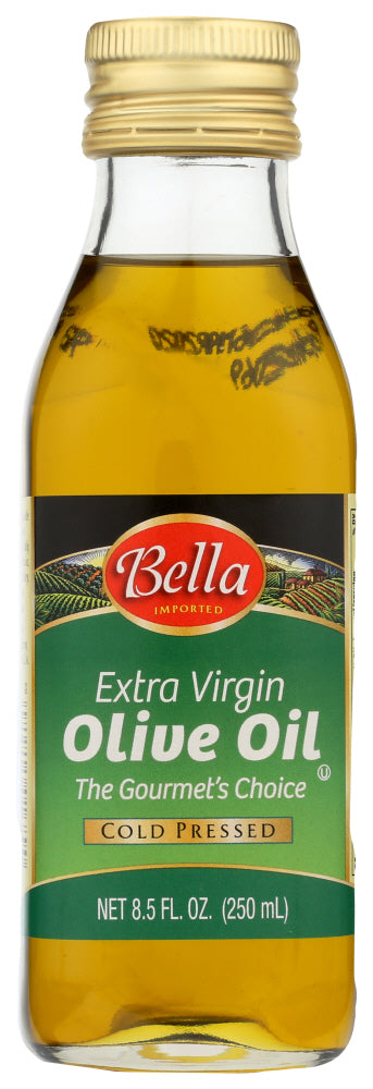 Make Bella Extra Virgin Olive Oil part of this simple cooking philosophy. Cold pressed and deliciously fruity, this extra virgin olive oil is essential in dishes where the flavor of the oil makes a difference.