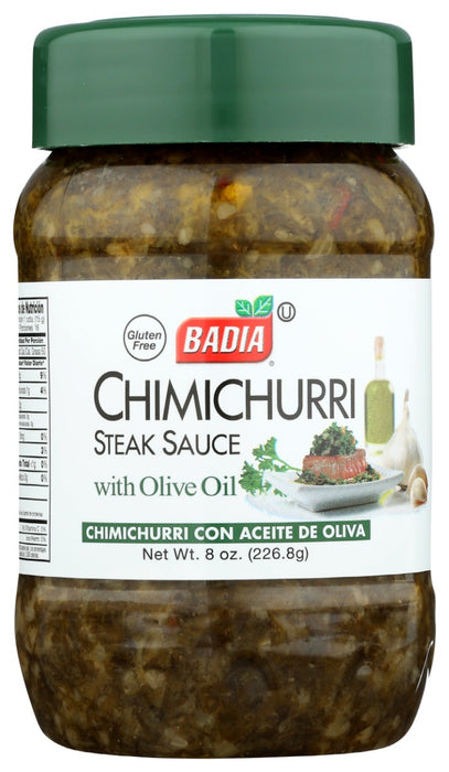 Chimichurri is a mixture of spices olive oil and red wine, ideal for any roasted meat such as beefsteak, pork, ribs and burgers. Can be used as a marinade.