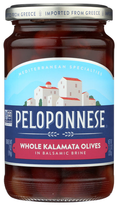 PELOPONNESE: Kalamata Olives Whole, 7 oz