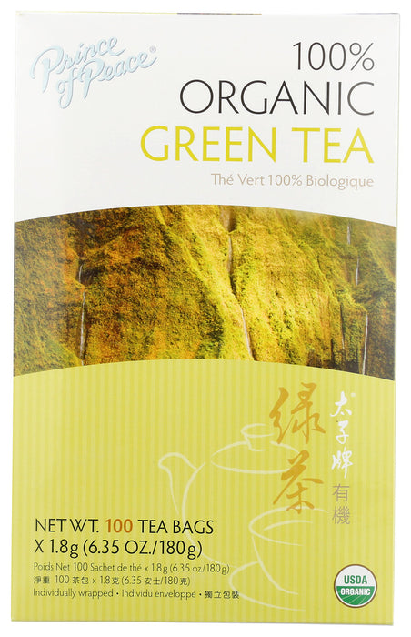 PRINCE OF PEACE: Tea Green Organic, 100 bg