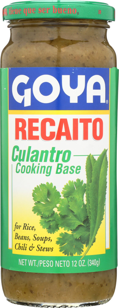 GOYA: Recaito Cilantro Cooking Base, 12 oz - No Brand For Less 