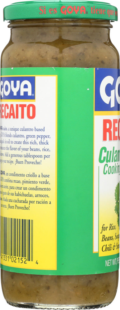 GOYA: Recaito Cilantro Cooking Base, 12 oz - No Brand For Less 