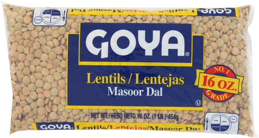 Goya Lentil Beans, 16 Oz