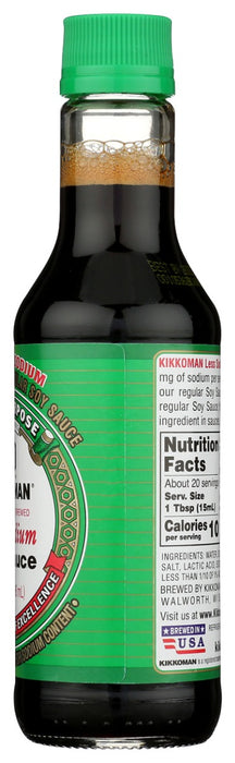 KIKKOMAN: Less Sodium Soy Sauce, 10 oz