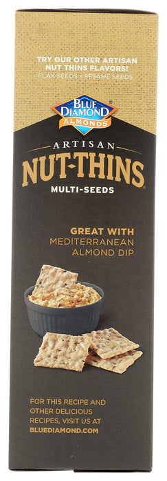 BLUE DIAMOND: Nut Thins Artisan With Almonds & Multiseeds, Wheat & Gluten Free, 4.25 oz