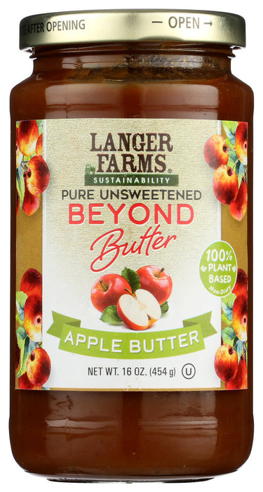 LANGERS: Butter Apple Beyond Unsweetened, 16 OZ