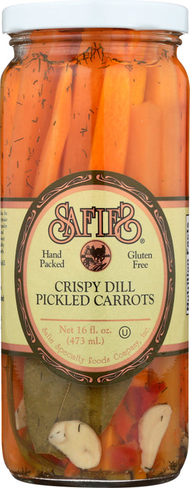 SAFIE: Crispy Dill Pickled Carrots, 16 oz