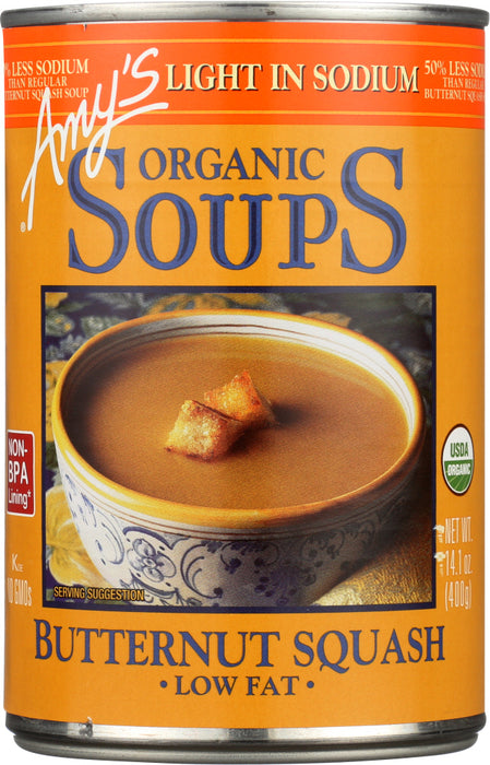 Smooth, mellow, organic butternut squash, blended with just a hint of garlic and spice and a drizzle of extra virgin olive oil to finish. Simple food, simply scrumptious. Dairy free/lactose free/soy free/corn free/tree nut free/vegan/kosher/reduced sodium.

