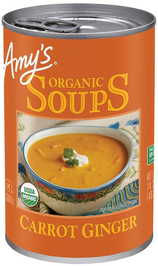 AMYS: Soup Carrot Ginger Organic, 14.2 oz