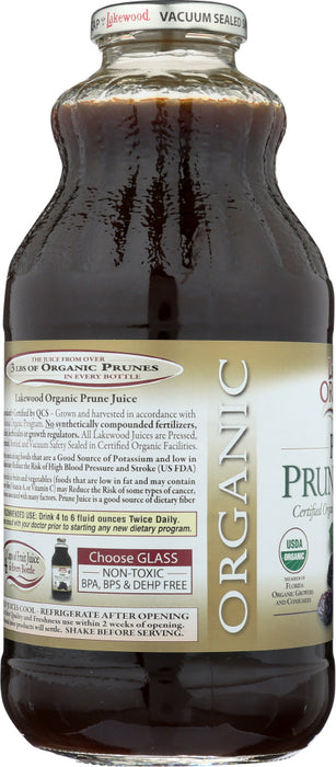 LAKEWOOD: Organic Pure Prune Juice, 32 oz