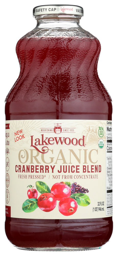 Independently Certified by QCS - Grown and harvested in acccordance with the National Organic Program. No synthetically compounded fertilizers, pesticides, herbicides or growth regulators. All Lakewood Juices are Pressed, Pasteurized, Bottled and Vacuum Safety Sealed in Certified Organic Facilities.