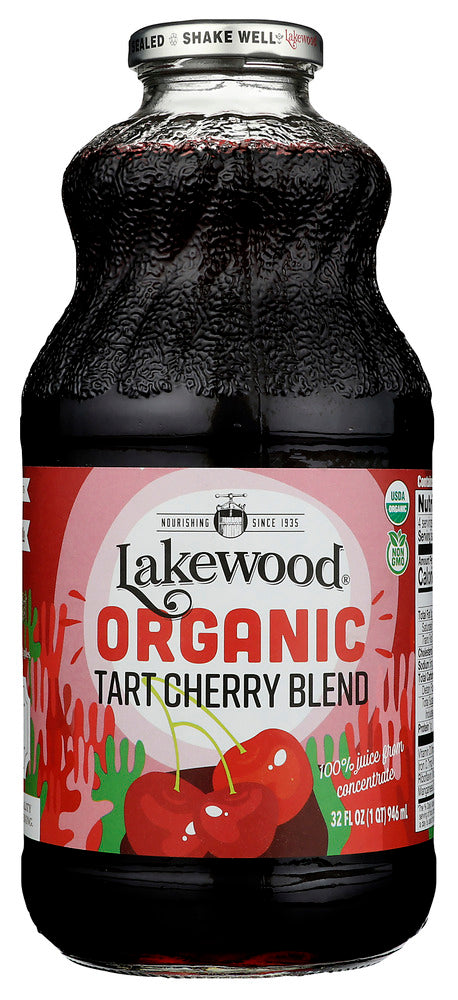 LAKEWOOD: Organic Pure Fruit Tart Cherry Blend, 32 oz