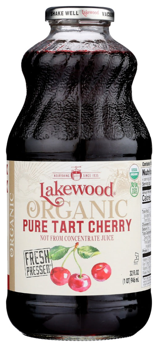 LAKEWOOD: Organic Pure Tart Cherry Juice, 32 fo