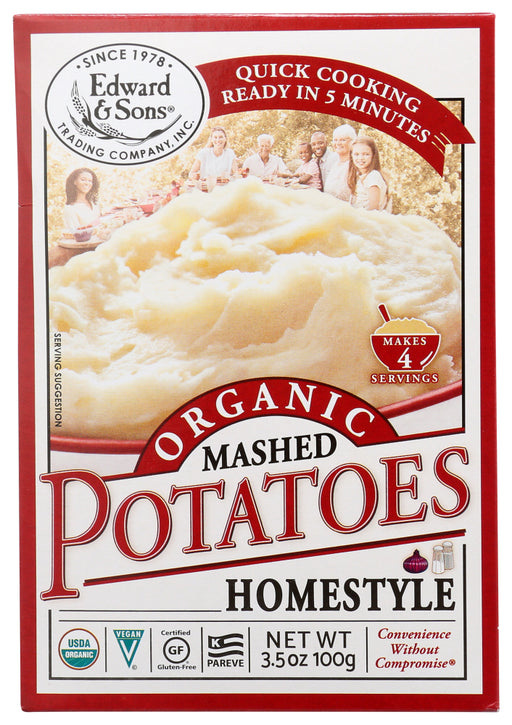 EDWARD & SONS: Mix Mashed Potato Home Style Organic, 3.5 oz - No Brand For Less 