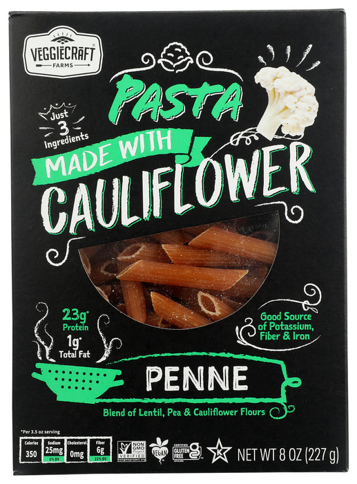 VEGGIECRAFT: Pasta Penne Cauli, 8 oz