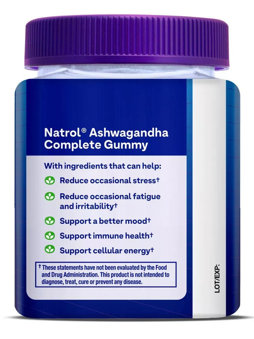 NATROL: Ashwagandha Complete Gummy, 30 pc