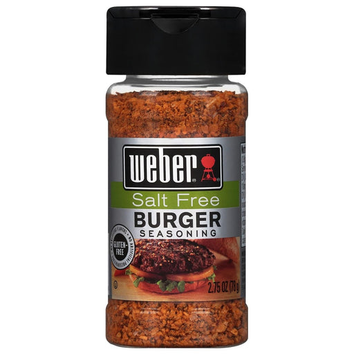 You want to enjoy a delicious burger, not worry about sodium levels. So grab this seasoning for a pitch-perfect blend of salt-free herbs. It's a perfect, savory complement to the tender, juicy backyard staple!