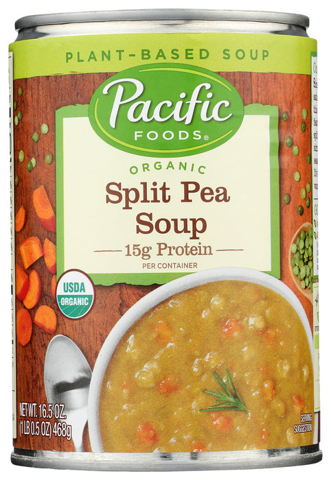 PACIFIC FOODS: Soup Split Pea Org, 16.5 OZ