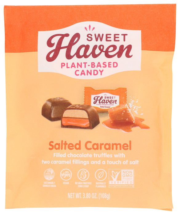 SWEET HAVEN: Choc Caramel Pouch, 3.8 oz