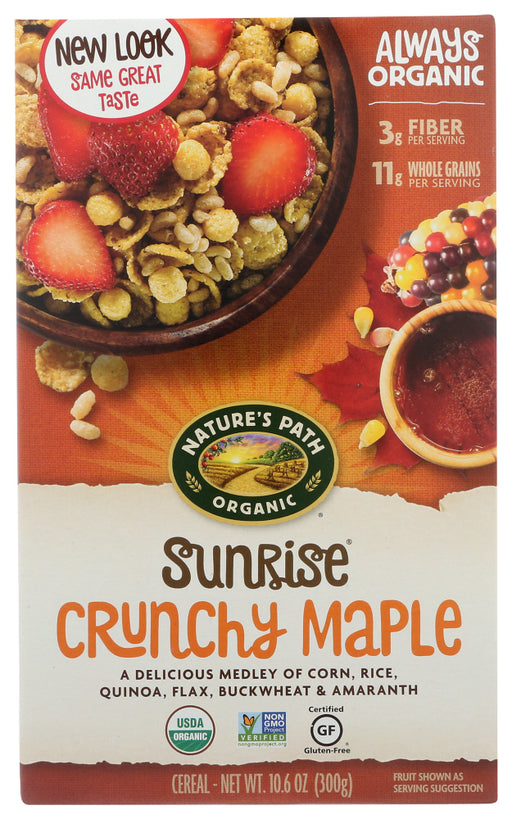 Description
NEW! A delicious warm real maple taste breakfast cereal with a variety of crunchy textures from flakes, puffs and crispies make this a genuinely tasty gluten free breakfast.
