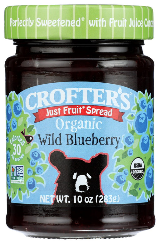 CROFTERS: Organic Blueberry Fruit Spread, 10 oz