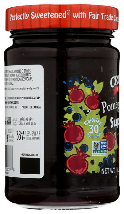 CROFTERS: Organic Pomegranate Power Superfruit Spread, 16.5 oz