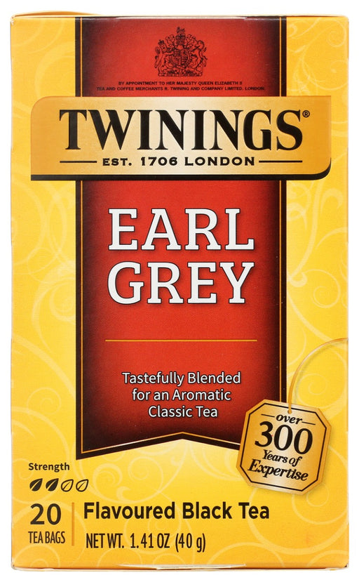 Twinings has been blending my family tea for years. Today, I am proud to continue this tradition with the tea celebrated throughout the world known as Twinings Earl Grey. Legend has it that my ancestor, the second Earl Grey, was presented with this exquisite recipe by an envoy on his return from China.
Fine black tea perfectly balanced with the distinctive flavour of bergamot, a citrus fruit.