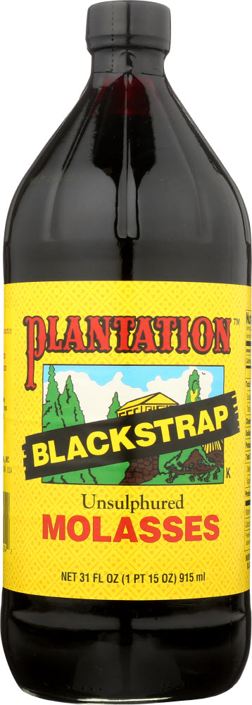 PLANTATION: Blackstrap Unsulphured Molasses, 31 oz