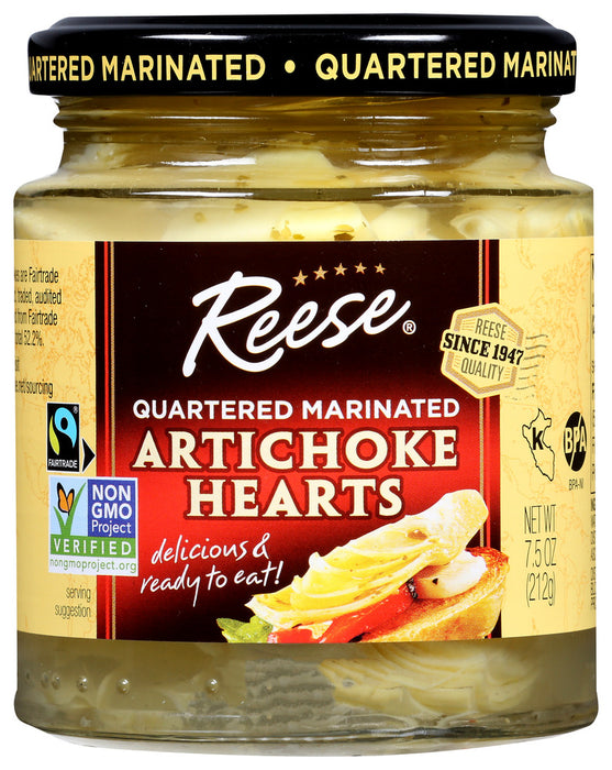 Reese Marinated Artichoke Hearts are great served in a Mediterranean salad or sauteed with a bit of olive oil.