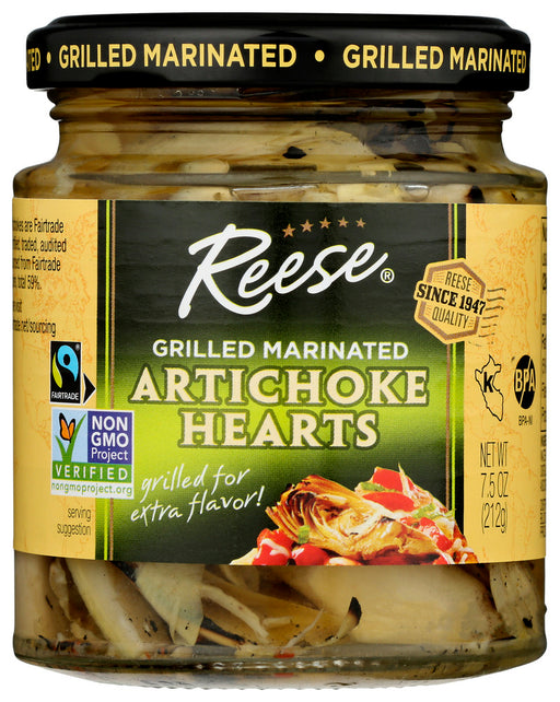 REESE: Grilled Marinated Artichoke Hearts, 7.5 oz