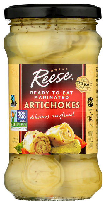 REESE: Ready To Eat Marinated Artichoke, 9.9 oz