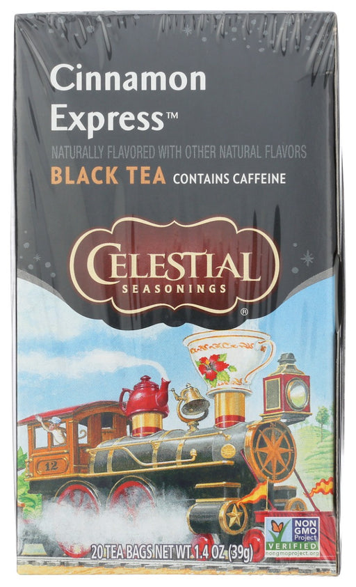 CELESTIAL SEASONINGS: Tea Black Cnmn Express, 20 bg