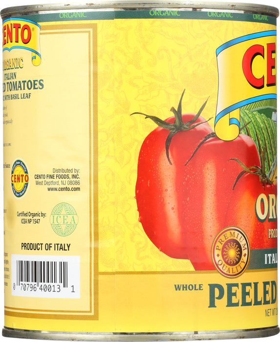 CENTO: Organic Italian Whole Peeled Tomatoes, 28 oz